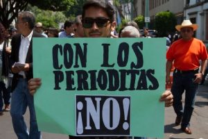 Manifestación prensa Mexico