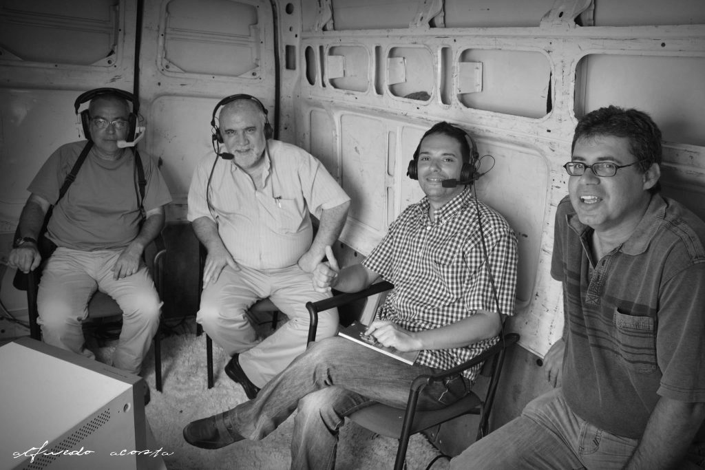 Salvador García Llanos con Sandro Pérgola