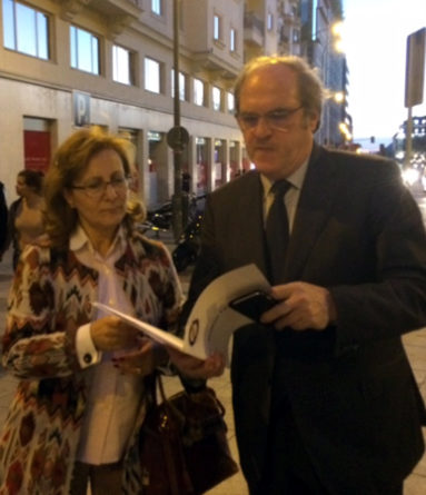 Elsa González y Ángel Gabilondo