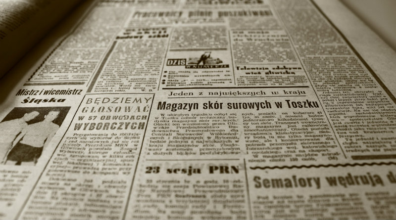 Periódico antiguo