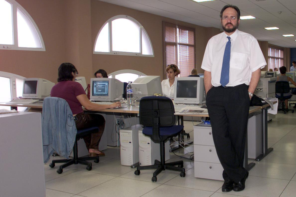Francisco Pomares, durante su etapa como director de 'La Opinión de Tenerife'. (ACAN)