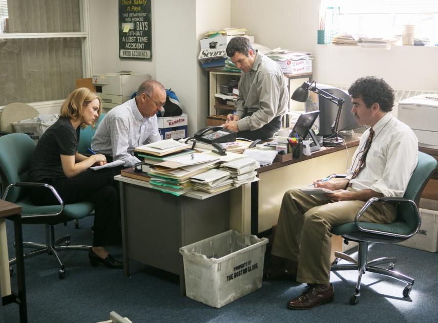 Fotograma de la película norteamericana “Spotlight”. (OPEN ROAD FILMS)