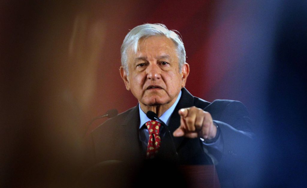 López Obrador, durante una conferencia de prensa. (MARIO GUZMÁN-EFE)