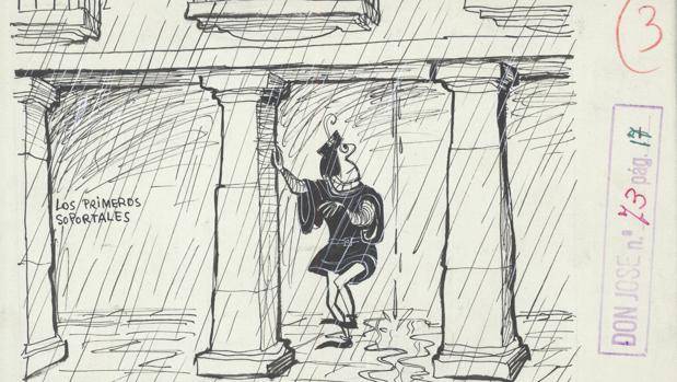 Ilustración de «Historia de Madrid», de Antonio Mingote. 