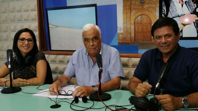 Dunia Álvaro (PP), Miguel Ángel Graffigna (CC) y Pedro Armas (NC). (CANARIAS AHORA)