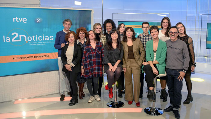 Equipo de 'La 2 Noticias'. (RTVE)
