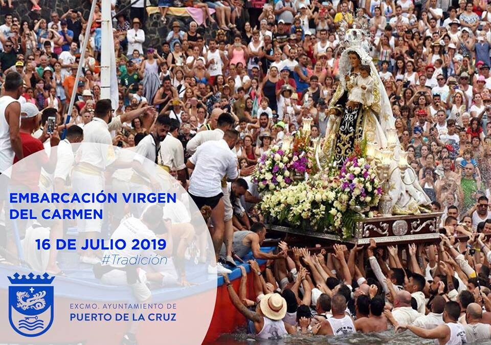 Embarcación de la Virgen del Carmen. (PUERTO DE LA CRUZ)