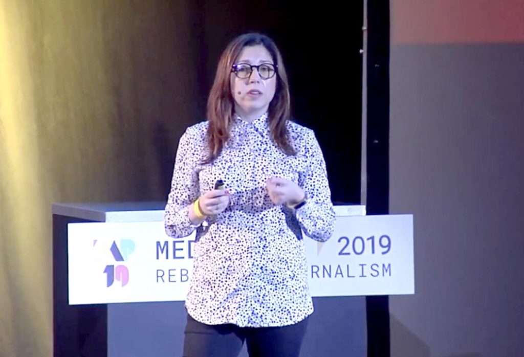 La jefa de Marketing, Gabriela Pintos, explica las claves del crecimiento. (LABORATORIO DE PERIODISMO)