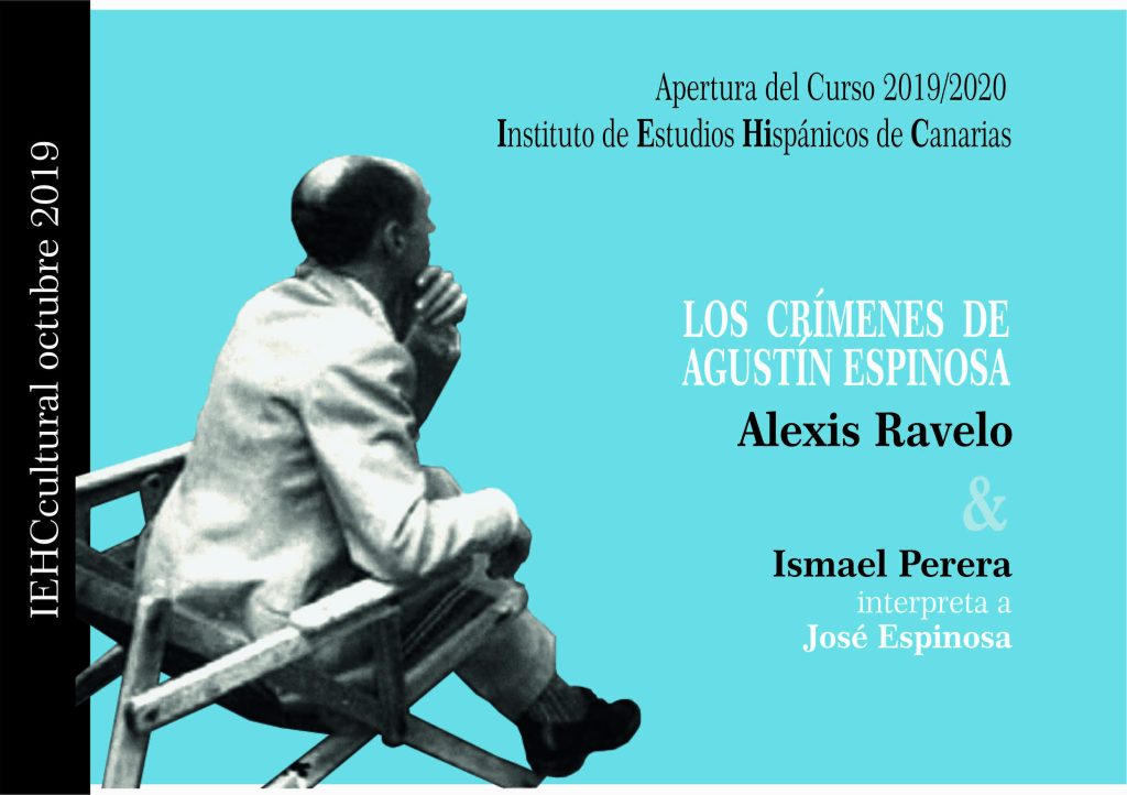 Imagen del cartel del acto con el que se abría el curso en el IEHC. (IEHC)