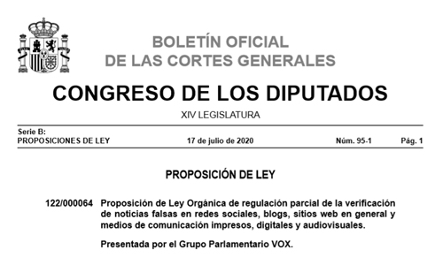 Vox olvida que la Constitución garantiza la libertad ideológica.