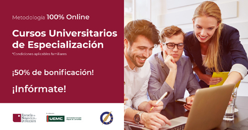 La formación online de ENyD y su metodología flexible facilita que los estudiantes de sus cursos universitarios, máster y grados decidan mejor qué volumen de trabajo pueden asumir.