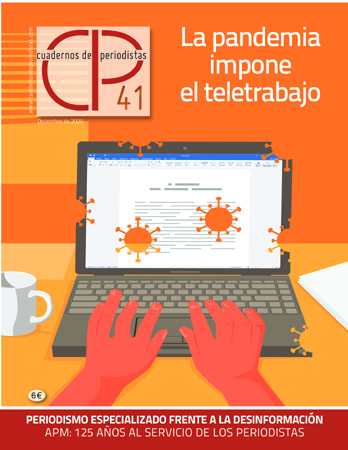 Portada del número 41 de 'Cuadernos de Periodistas'.