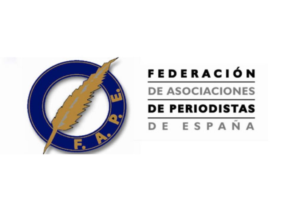 Logotipo de la Federación de Asociaciones de Periodistas de España.