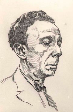 Dibujo de Domingo Doreste Rodríguez.