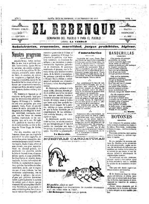 Portada de El Rebenque. (www.jable.ulpgc.es)
