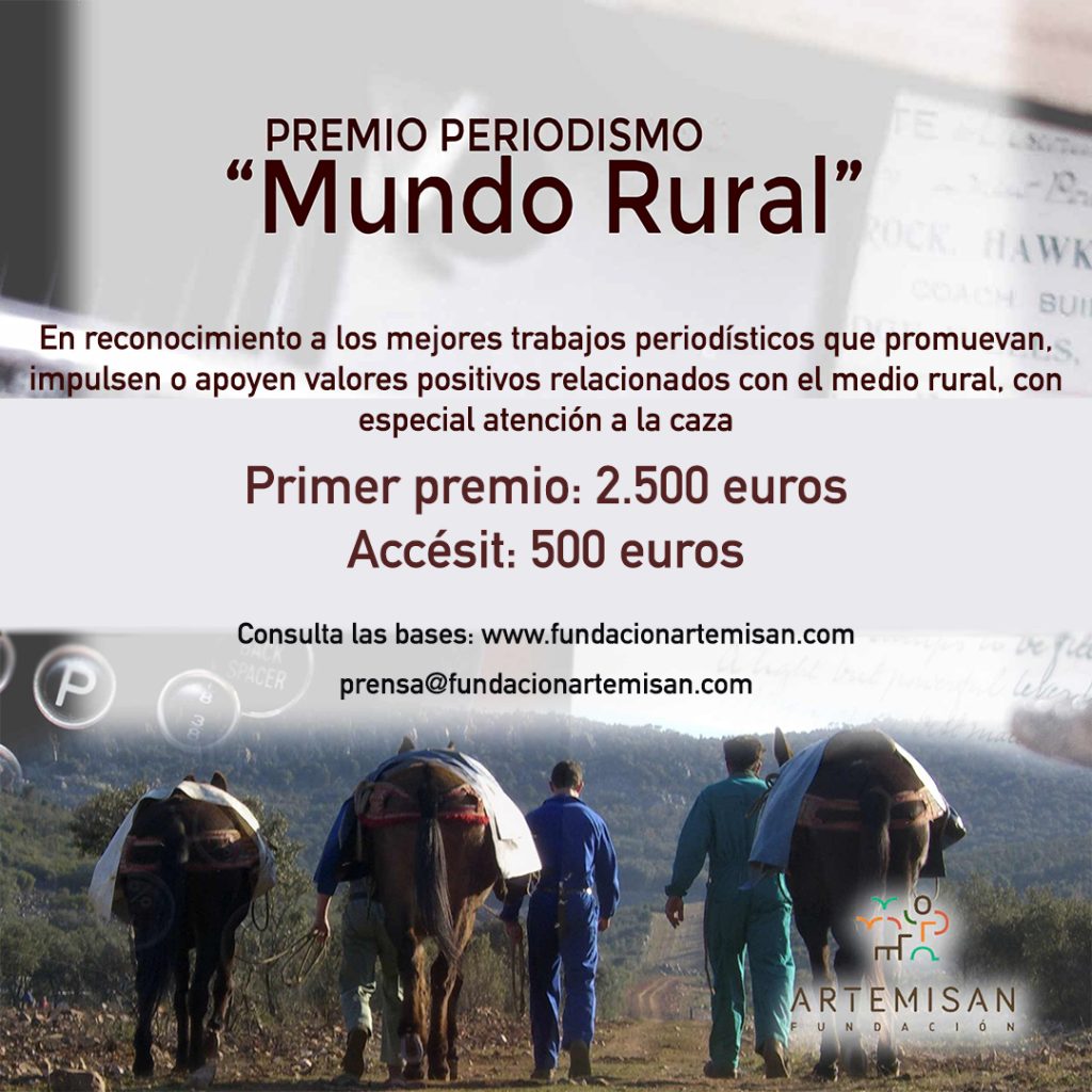 El premio cuenta con una dotación económica de 2.500 euros y un accésit de 500 euros. (FUNDACIÓN ARTEMISÁN)