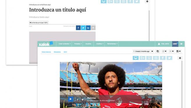 El CMS especializado en prensa digital Xalok. (HIBERUS)