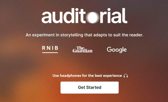 Auditorial es un sitio web creado para mostrar las posibilidades de las historias accesibles para audiencias ciegas y con baja visión. (LP)