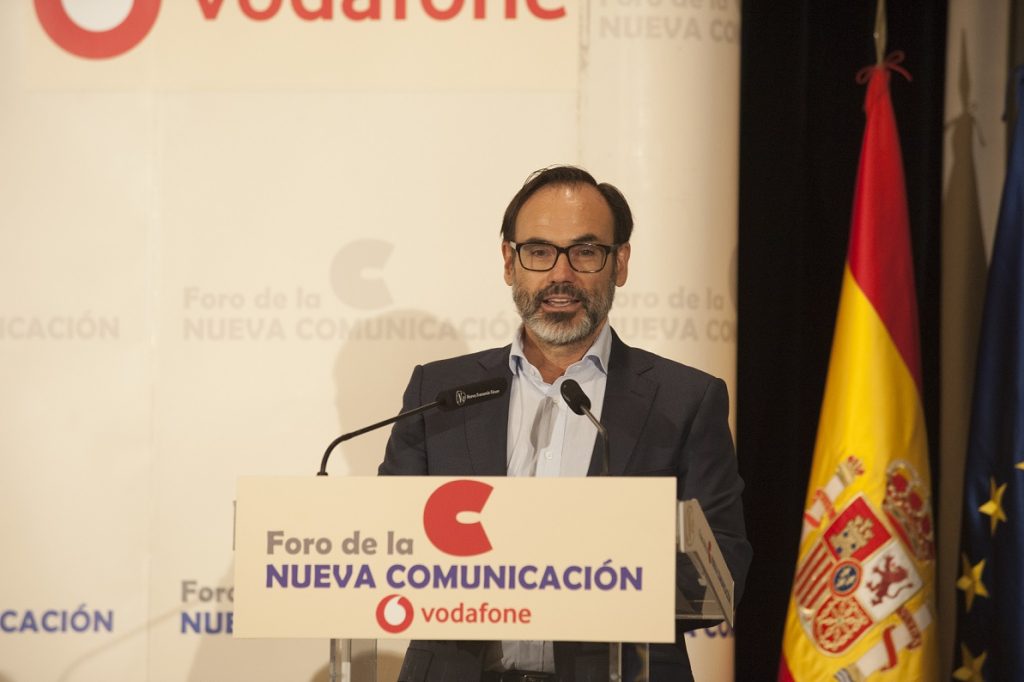 Fernando Garea, en el Foro de la Nueva Comunicación. (Pablo Vázquez/APM)
