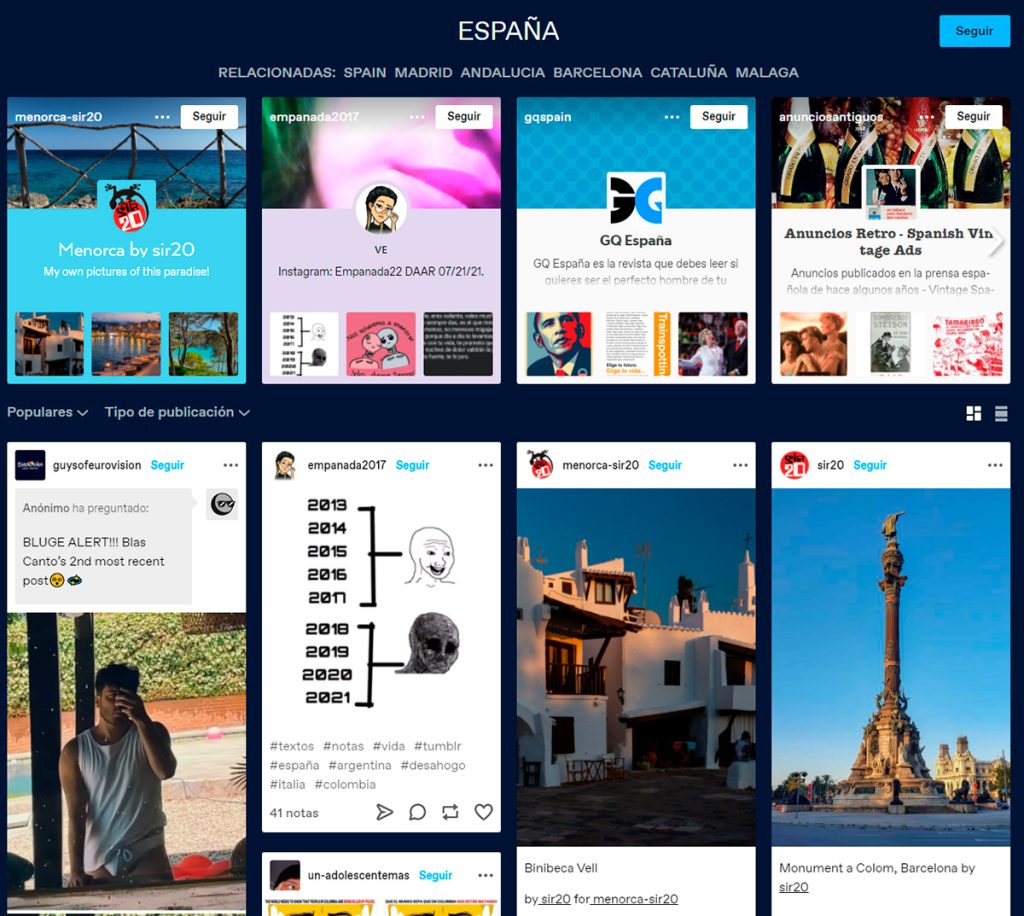 Los 15 millones de microblogs que alberga Tumblr podrán poner en marcha a partir de octubre modelos de suscripción. (LABORATORIO DE PERIODISMO)