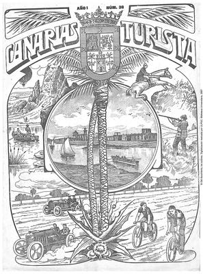 Portada de Canarias turista. (www.jable.ulpgc.es)