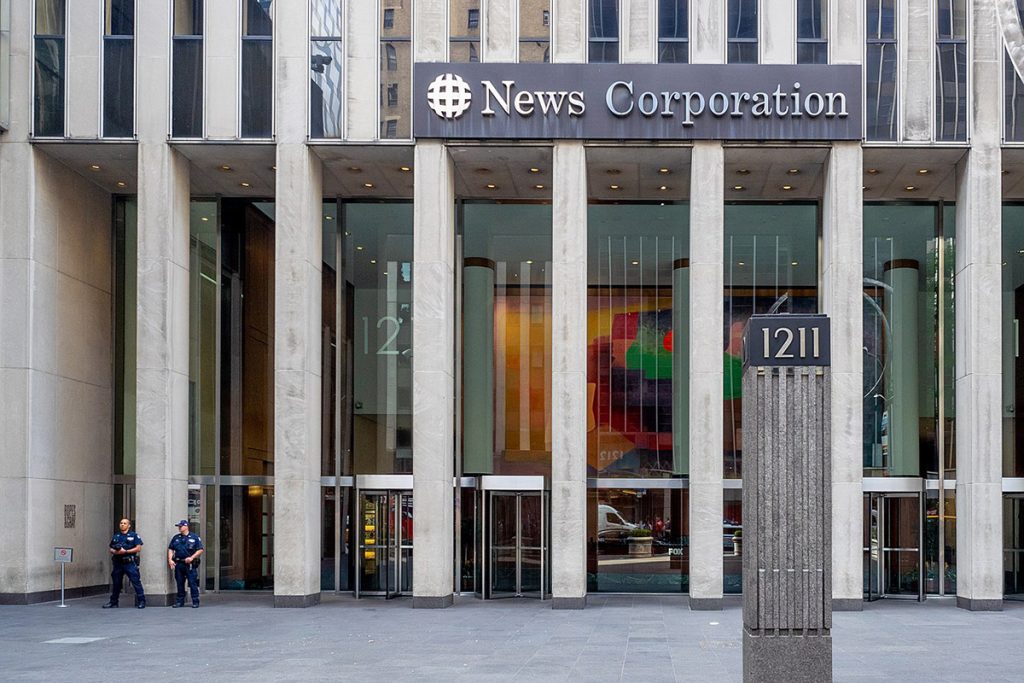 Sede central de News Corporation en Nueva York. (AJAY SURESH)