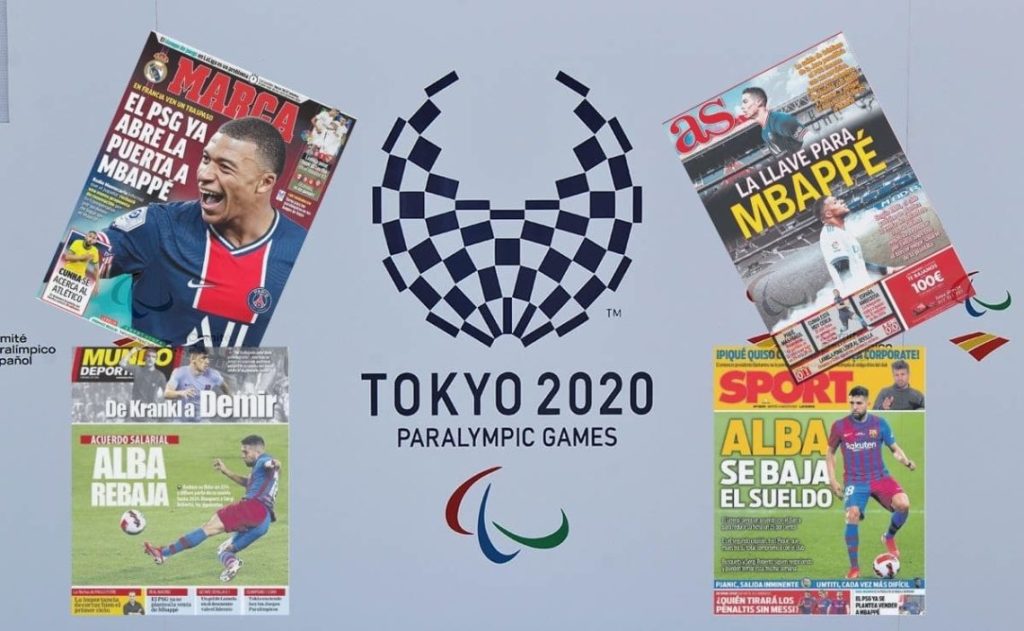 Portadas de periódicos deportivos tras la inauguración de los Juegos Paralímpicos.