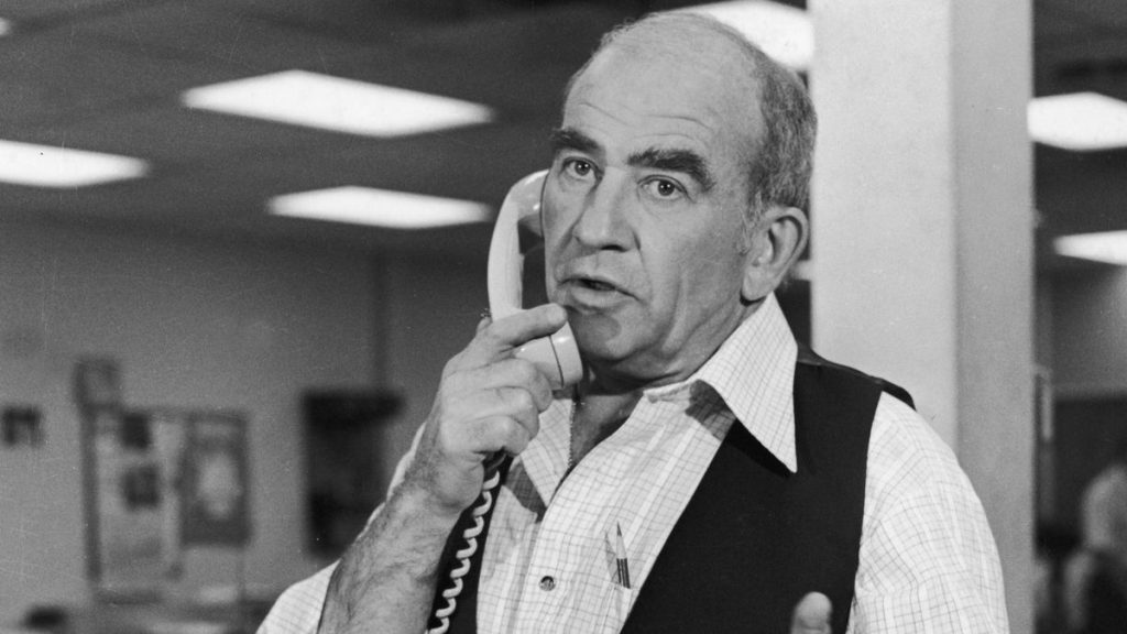 Ed Asner, interpretando a Lou Grant. (WIKIPEDIA)