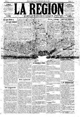Portada de La Región. (www.jable.ulpgc.es)