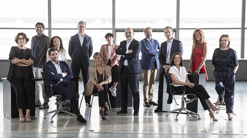 Los miembros del comité de dirección de PRISA Media y los directores de medios del grupo.(CARLOS ROSILLO)