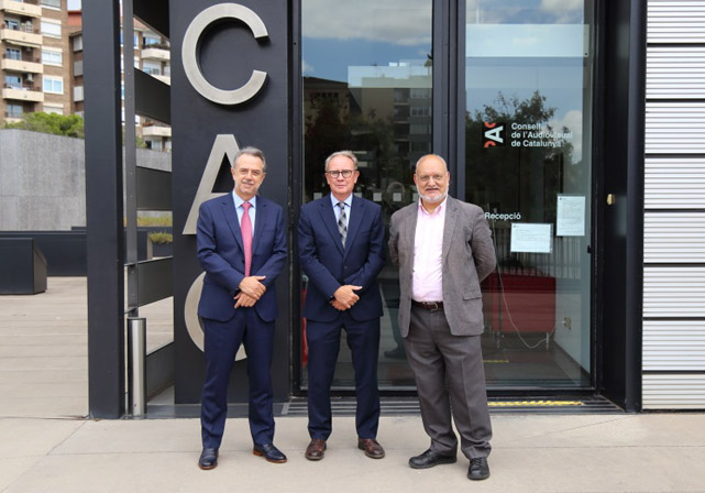 Jose María Vidal, Roger Loppacher y Antonio Checa. (APM)