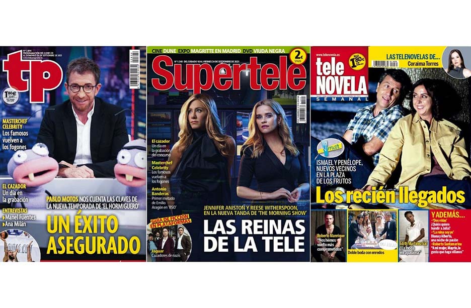 Portadas de Teleprograma, Telenovela y Súpertele. (APM)