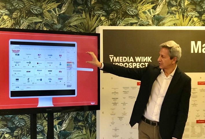 Rafael Urbano, CEO de Ymedia Wink, en la presentación del Mapa de Medios 2021. (@ymediawink)