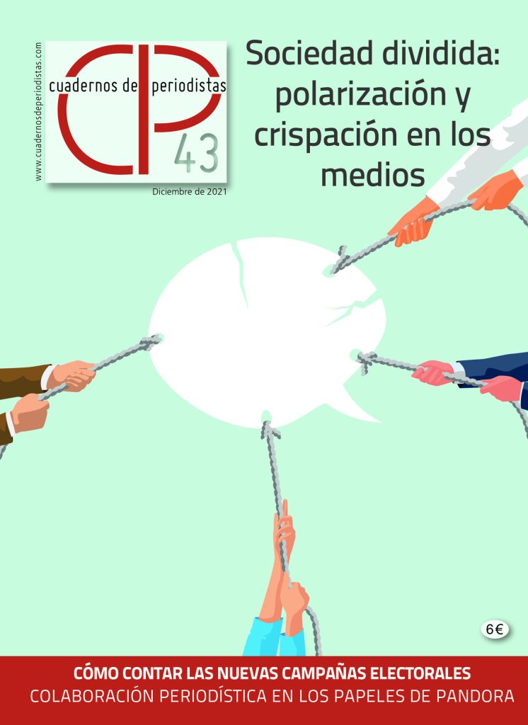 Portada del número 43 de Cuadernos de Periodistas. (APM)