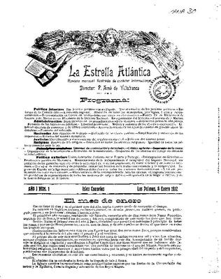 Portada La Estrella Atlántica. (www.jable.ulpgc.es)