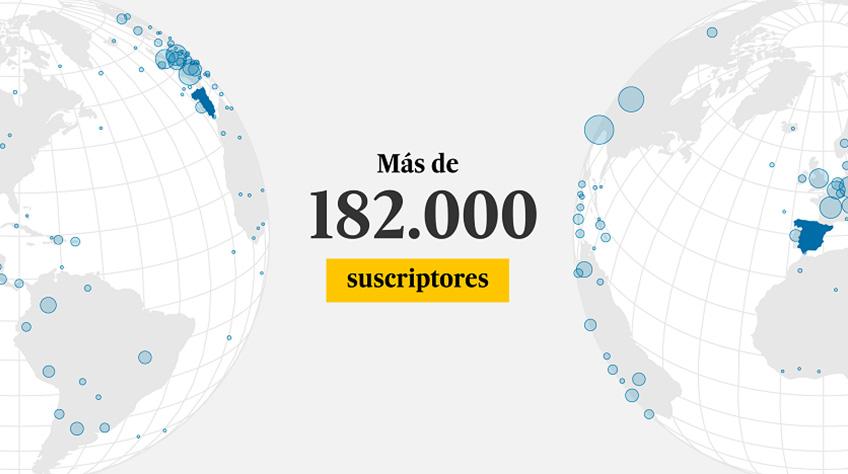 EL PAÍS continúa con un crecimiento sostenido en el número de suscriptores. (PRISA)