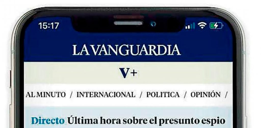 App para dispositivos móviles de La Vanguardia