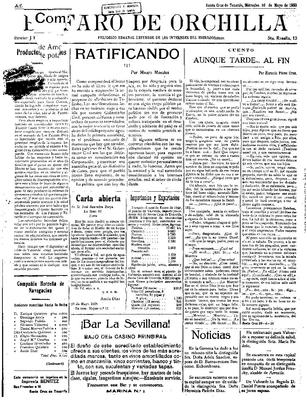 Portada de El Faro de Orchilla. (www.jable.ulpgc.es)