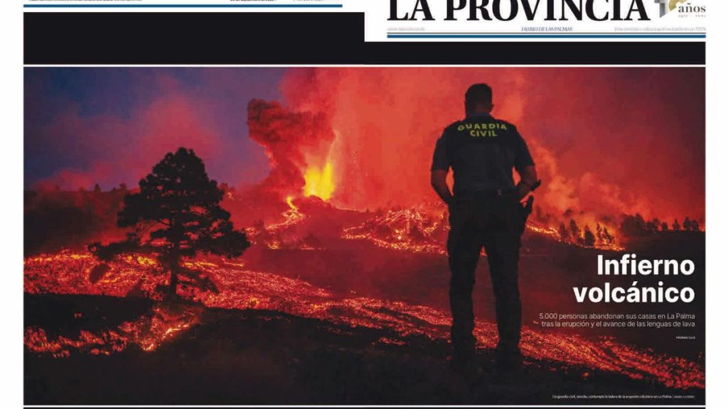 Una de las portadas galardonadas. (LA PROVINCIA)