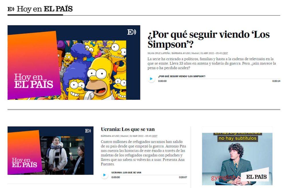 ‘Hoy en el País’ ha superado ya el millón de escuchas. (LP)