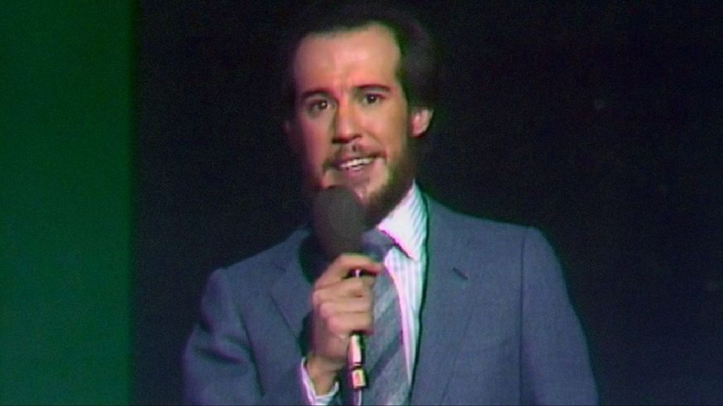 José Luis Fradejas, en su época de presentador de Aplauso.