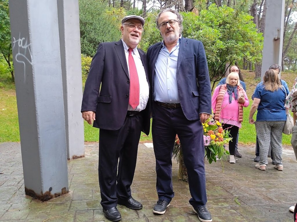 Salvador García Llanos, presidente de la APT, junto al nuevo presidente de la FAPE, Miguel Ángel Noceda. (FAPE)