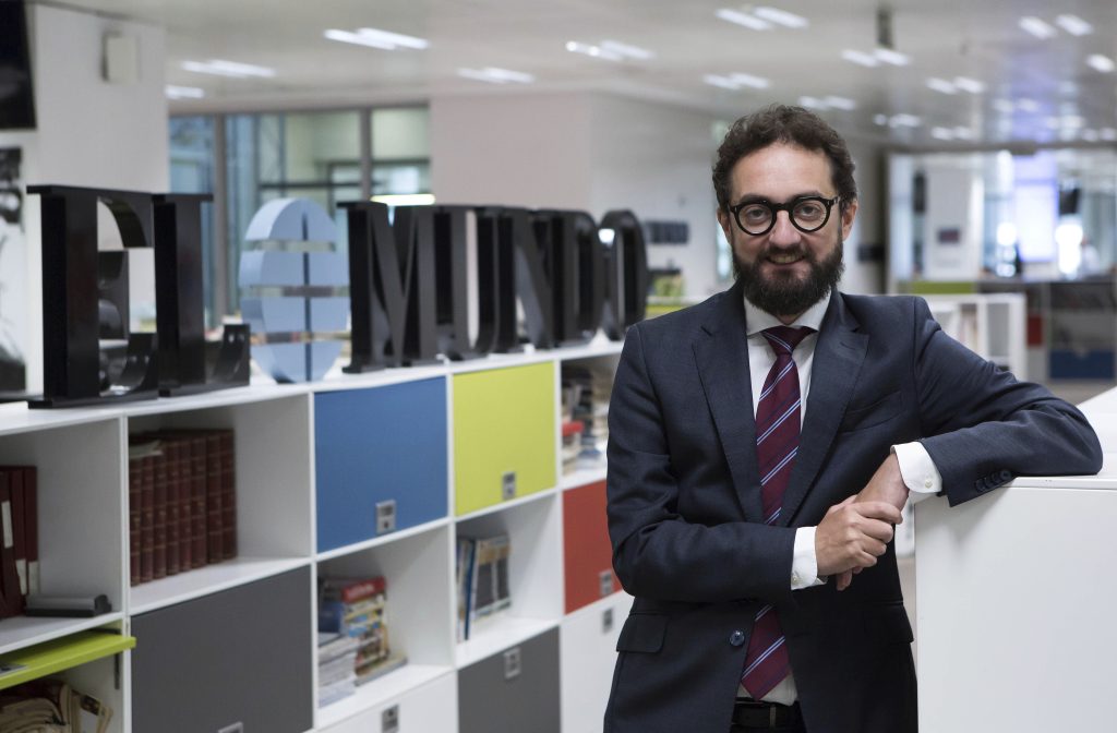 Joaquín Manso, nuevo director de EL MUNDO. (JAVI MARTÍNEZ)