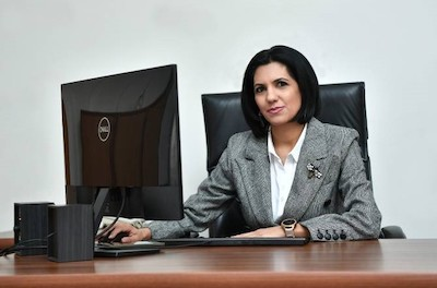 Narine Nazaryan, directora Armenpress. (PERIODISTAS EN ESPAÑOL)