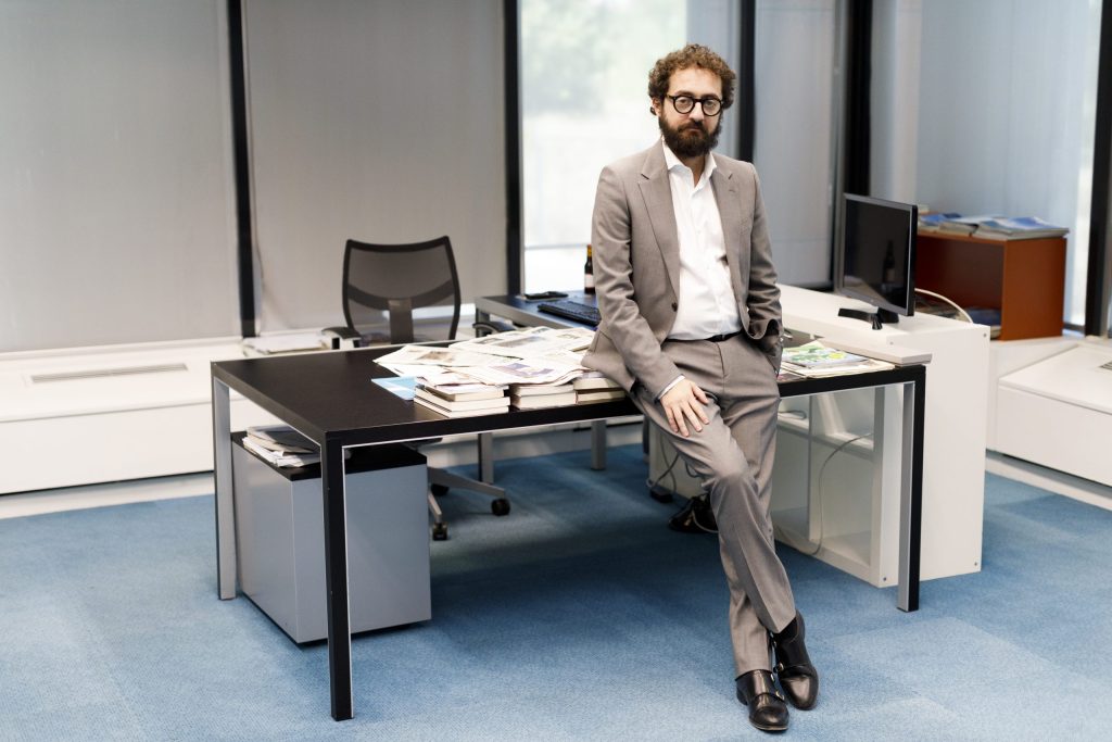 Joaquín Manso, en su despacho. (EL MUNDO)
