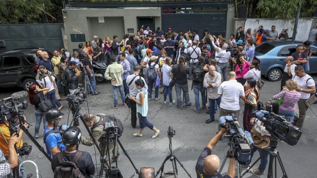 Periodistas en Venezuela. (EFE)