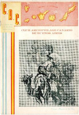 Portada de CAC Club Archipiélago de Canarias en Buenos Aires. (www.jable.ulpgc.es)