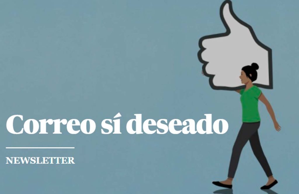 Portada de la nueva newsletter de El País. (LP)