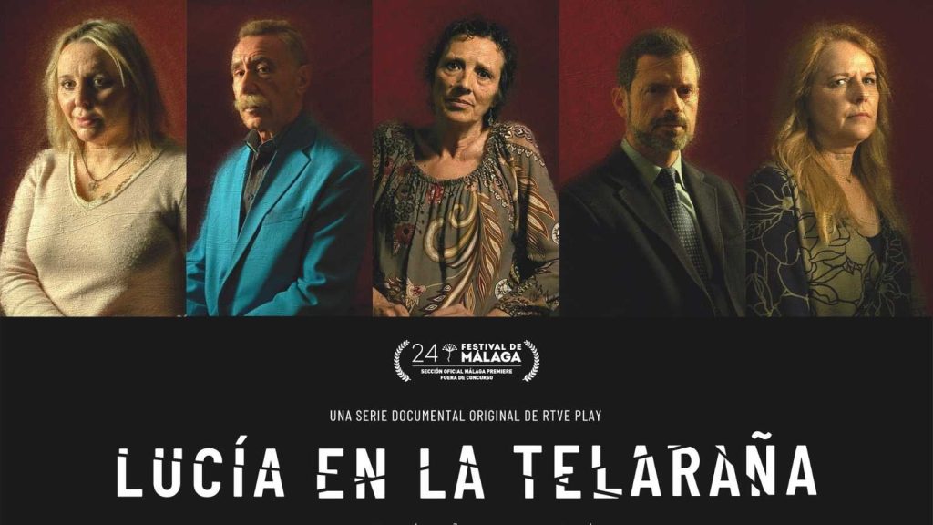 Cartel de Lucía en la telaraña. (RTVE)