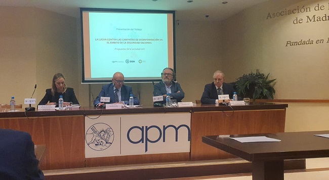 Acto de presentación del libro ‘Lucha contra las campañas de desinformación en el ámbito de la seguridad nacional’. (DNS)
